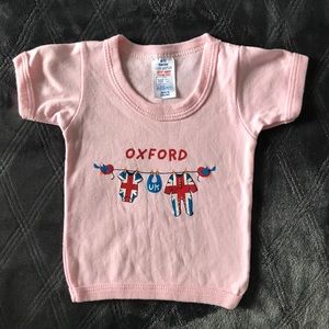 Oxford, UK | Baby T-Shirt | Pink | 6-12 Months